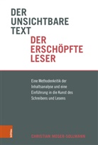 Christian Moser-Sollmann - Der unsichtbare Text, der erschöpfte Leser