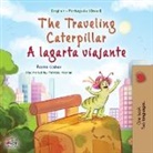 Kidkiddos Books, Rayne Coshav - The Traveling Caterpillar (English Portuguese Bilingual Children's Book - Brazilian)