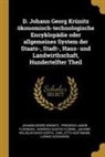 Johann Georg Krunitz, Friedrich Jakob Floerken, Heinrich Gustav Florke - D. Johann Georg Krünitz Ökonomisch-Technologische Encyklopädie Oder Allgemeines System Der Staats-, Stadt-, Haus- Und Landwirthschaft, Hundertelfter T
