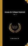 Charles Renouvier - Essais de Critique Générale; Volume 2
