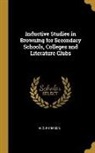 H. C. Peterson - Inductive Studies in Browning for Secondary Schools, Colleges and Literature Clubs