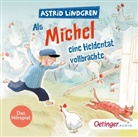 Astrid Lindgren, Geor Riedel, Jenni Cubela, Uticha Marmon, Karl Kurt Peters - Als Michel eine Heldentat vollbrachte, 1 Audio-CD (Hörbuch)