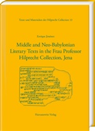 Enrique Jiménez - Middle and Neo-Babylonian Literary Texts in the Frau Professor Hilprecht Collection, Jena