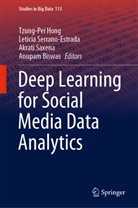 Anupam Biswas, Tzung-pei Hong, Akrati Saxena, Akrati Saxena et al, Leticia Serrano-Estrada - Deep Learning for Social Media Data Analytics