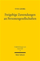 Yves Georg - Freigebige Zuwendungen an Personengesellschaften