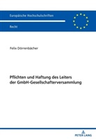 Felix Dörrenbächer - Pflichten und Haftung des Leiters der GmbH-Gesellschafterversammlung