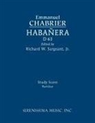 Emmanuel Chabrier, Richard W. Sargeant - Habanera, D 63: Study score