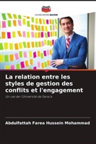 Abdulfattah Farea Hussein Mohammad - La relation entre les styles de gestion des conflits et l'engagement