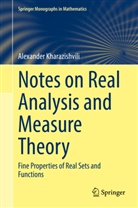 Alexander Kharazishvili - Notes on Real Analysis and Measure Theory