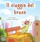 Kidkiddos Books, Rayne Coshav - The Traveling Caterpillar (Italian Book for Kids)