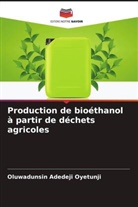 Oluwadunsin Adedeji Oyetunji - Production de bioéthanol à partir de déchets agricoles