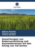 Thomas Abraham, Abdissa Akawake, Habtamu Ashagre - Auswirkungen von Bodenverdichtung und Aussaatterminen auf den Ertrag von Tef-Sorten