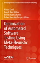 Biswaranjan Acharya, Biswaranjan Acharya et al, Deepti Bala Mishra, Ruben Gonzalez Crespo, Manju Khari, Deepti Bala Mishra - Optimization of Automated Software Testing Using Meta-Heuristic Techniques