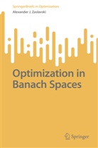 Alexander J Zaslavski, Alexander J. Zaslavski - Optimization in Banach Spaces
