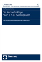Eva Franziska Henkel, Sozietät Gleiss Lutz - Die Aktionärsklage nach § 148 Aktiengesetz