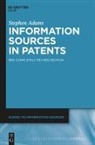 Stephen Adams - Information Sources in Patents
