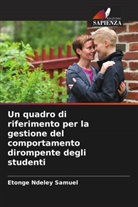 Etonge Ndeley Samuel - Un quadro di riferimento per la gestione del comportamento dirompente degli studenti