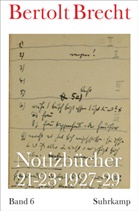 Bertolt Brecht, Martin Kölbel, Villwock, Peter Villwock - Notizbücher 21-23