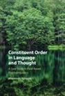 Masatoshi Koizumi, Masatoshi (Tohoku University Koizumi - Constituent Order in Language and Thought