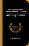 William Eden Auckland - Remarques Sur Les Circonstances De La Guerre: Telles Qu'elles Paraissent Etre Dans La Quatrieme Semaine Du Mois D'octobre 1795