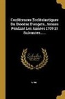 Babin - Conférences Ecclésiastiques Du Diocèse D'angers...tenues Pendant Les Années 1709 Et Suivantes