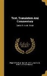 Dante Alighieri, William Warren Vernon, Benvenutus (De Imola) - Text, Translation And Commentary: Canto Xvi-xxxiii. Index