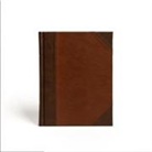 Csb Bibles By Holman - CSB Notetaking Bible, Large Print Edition, Brown/Tan Leathertouch Over Board