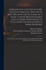 Thomas Urquhart, Maritime Society, Robert Saunders Dundas Vis Melville - Substance of a Letter to Lord Viscount Melville, Written in May, 1815, With the Outlines of a Plan to Raise British Seamen, and to Form Their Minds to