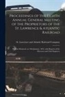 St Lawrence and Atlantic Railroad Co - Proceedings of the Eighth Annual General Meeting of the Proprietors of the St. Lawrence & Atlantic Railroad [microform]: Held in Montreal, on 19th Jan