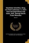 Karl Lachmann, Gotthold Ephraim Lessing, Franz Muncker - Samtliche Schriften. Hrsg. Von Karl Lachmann. 3., Auf's Neue Durchgesehene Und Verm. Aufl., Besorgt Durch Franz Muncker; Band 23