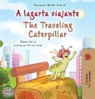 Kidkiddos Books, Rayne Coshav - The Traveling Caterpillar (Portuguese English Bilingual Book for Kids- Brazilian)