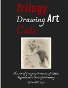 Donald P. Russo - Trilogy Drawing Art Cats