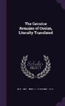 Patrick MacGregor, James Macpherson - The Genuine Remains of Ossian, Literally Translated