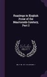 Raymond Macdonald Alden - Readings in English Prose of the Nineteenth Century, Part 2