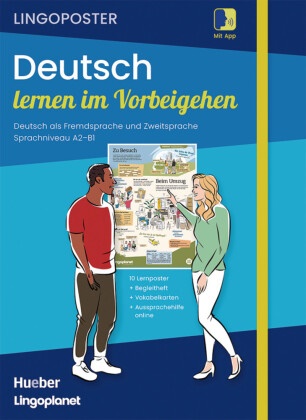 Peter Delius, Delius Fine Books GmbH, Delius Fine Books GmbH - Lingoposter: Deutsch lernen im Vorbeigehen 10 Lernposter / Paket: Sprachposter + Vokabelkarten + Begleitheft + App
