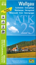 Landesamt für Digitalisierung Breitband un, Breitband und Vermessung Landesamt für Digitalisierung - ATK25-R10 Wallgau (Amtliche Topographische Karte 1:25000)
