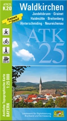 Landesamt für Digitalisierung Breitband un, Breitband und Vermessung Landesamt für Digitalisierung - ATK25-K20 Waldkirchen (Amtliche Topographische Karte 1:25000)