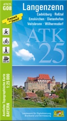 Landesamt für Digitalisierung Breitband un, Breitband und Vermessung Landesamt für Digitalisierung - ATK25-G08 Langenzenn (Amtliche Topographische Karte 1:25000)