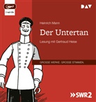 Heinrich Mann, Gertraud Heise - Der Untertan, 2 Audio-CD, 2 MP3 (Hörbuch)
