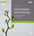 Jean Paul, Hans Paetsch - Selberlebensbeschreibung, 1 Audio-CD, 1 MP3 (Hörbuch)