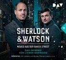 Viviane Koppelmann, Johann von Bülow, Peter Jordan, Stefan Kaminski, Florian Lukas, Leonhard Koppelmann - Sherlock & Watson - Neues aus der Baker Street: Das Inferno von Lower Norwood (Fall 11), 2 Audio-CD (Audio book)