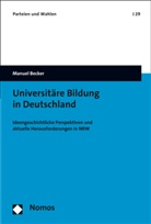 Manuel Becker - Universitäre Bildung in Deutschland