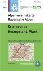 Deutscher Alpenverein e V, Deutscher Alpenverein e.V., für Digitalisierung Bre, und Vermessung Landesam - Estergebirge, Herzogstand, Wank
