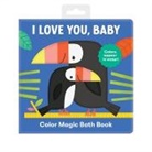 Mudpuppy, Andy Passchier - I Love You, Baby Color Magic Bath Book