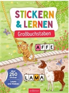 Katja Schmiedeskamp - Stickern & Lernen - Großbuchstaben