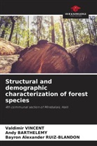 Andy Barthelemy, Bayron Alexander Ruiz-Blandon, Valdimir Vincent - Structural and demographic characterization of forest species