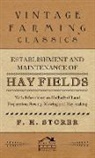 F. H. Storer - Establishment and Maintenance of Hay Fields