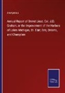 Anonymous - Annual Report of Brevet Lieut. Col. J.D. Graham, or the Improvement of the Harbors of Lakes Michigan, St. Clair, Erie, Ontario, and Champlain