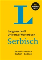 Langenscheidt Universal-Wörterbuch Serbisch