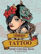 Ms. Josephine's Papers - Vintage Tattoo Coloring Book